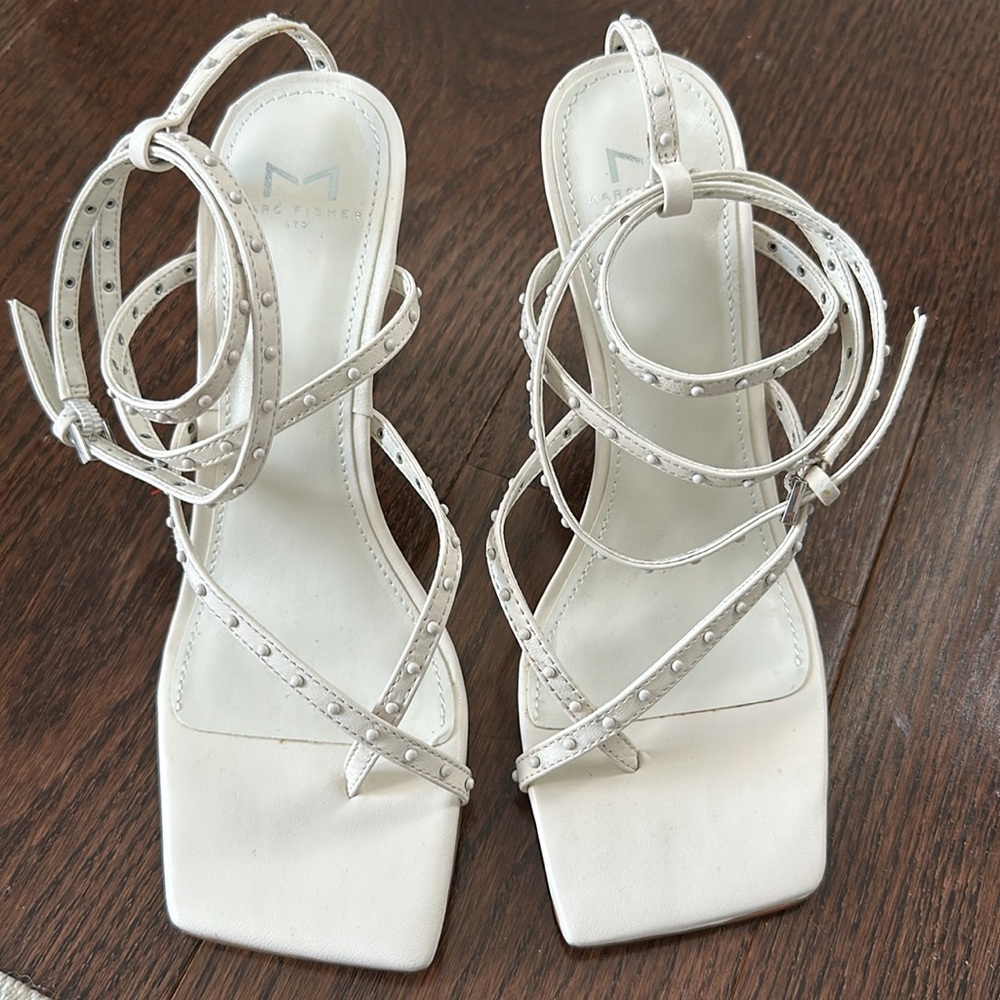 Marc Fisher Studded Strappy Toe Heels